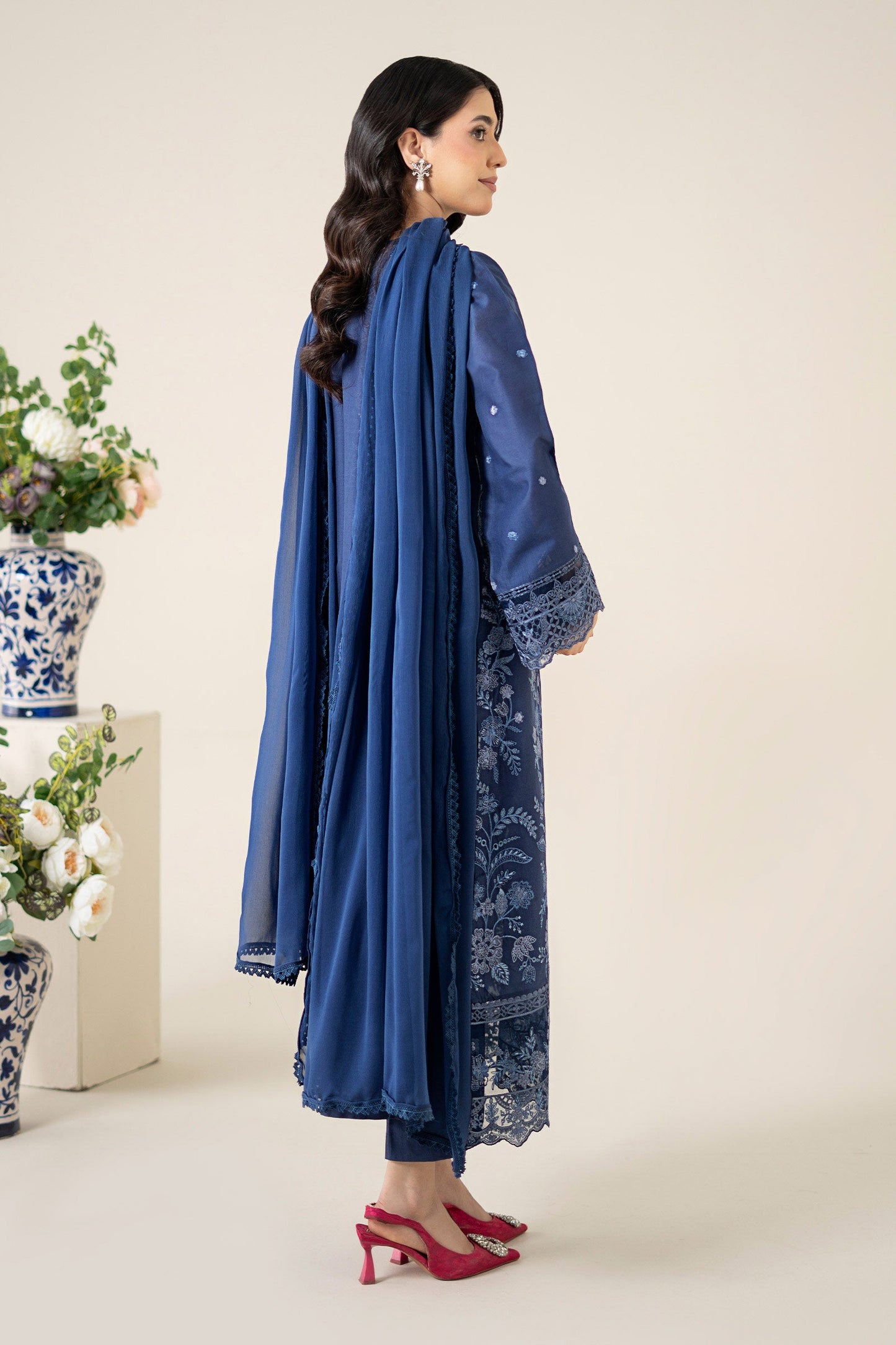3 Piece Embroidered Lawn Suit