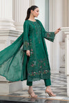 3 Piece Embroidered Dobby Lawn Suit