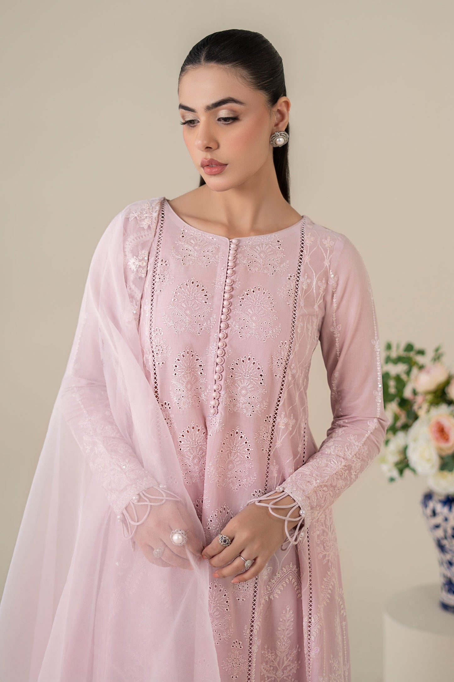 3 Piece Embroidered Lawn Suit