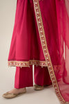 3 Piece Embroidered Dobby Suit