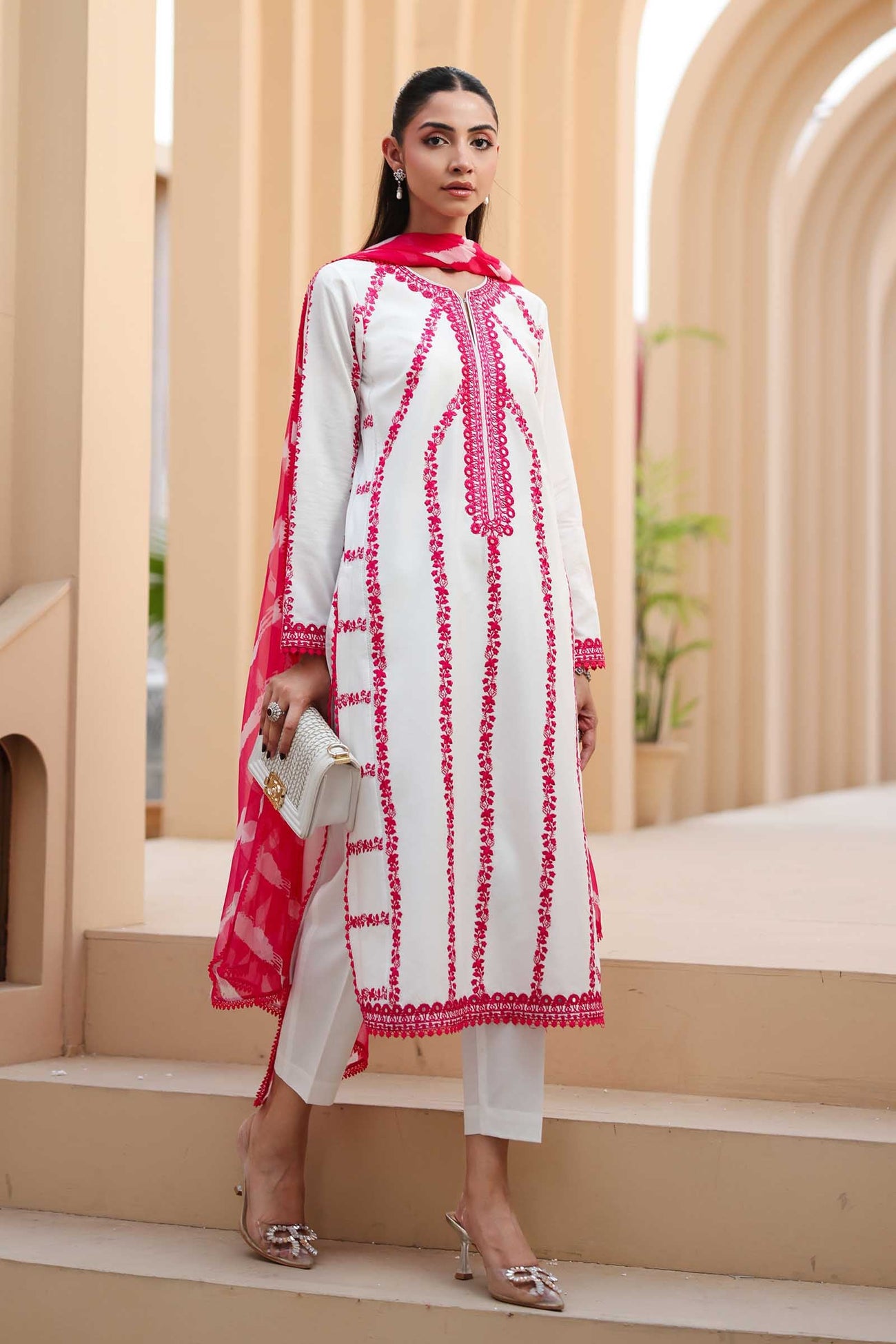 3 Piece Embroidered Lawn Suit