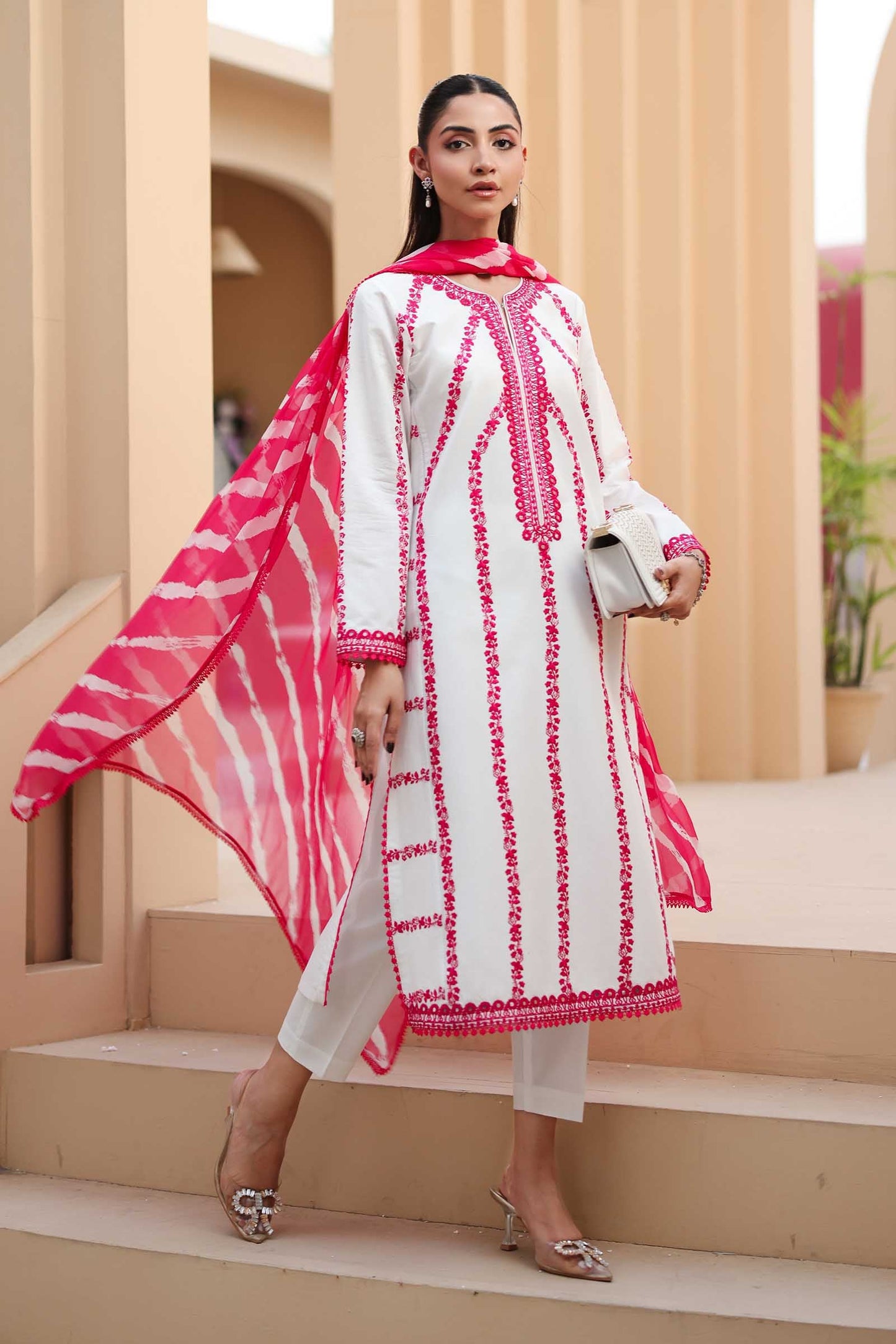 3 Piece Embroidered Lawn Suit