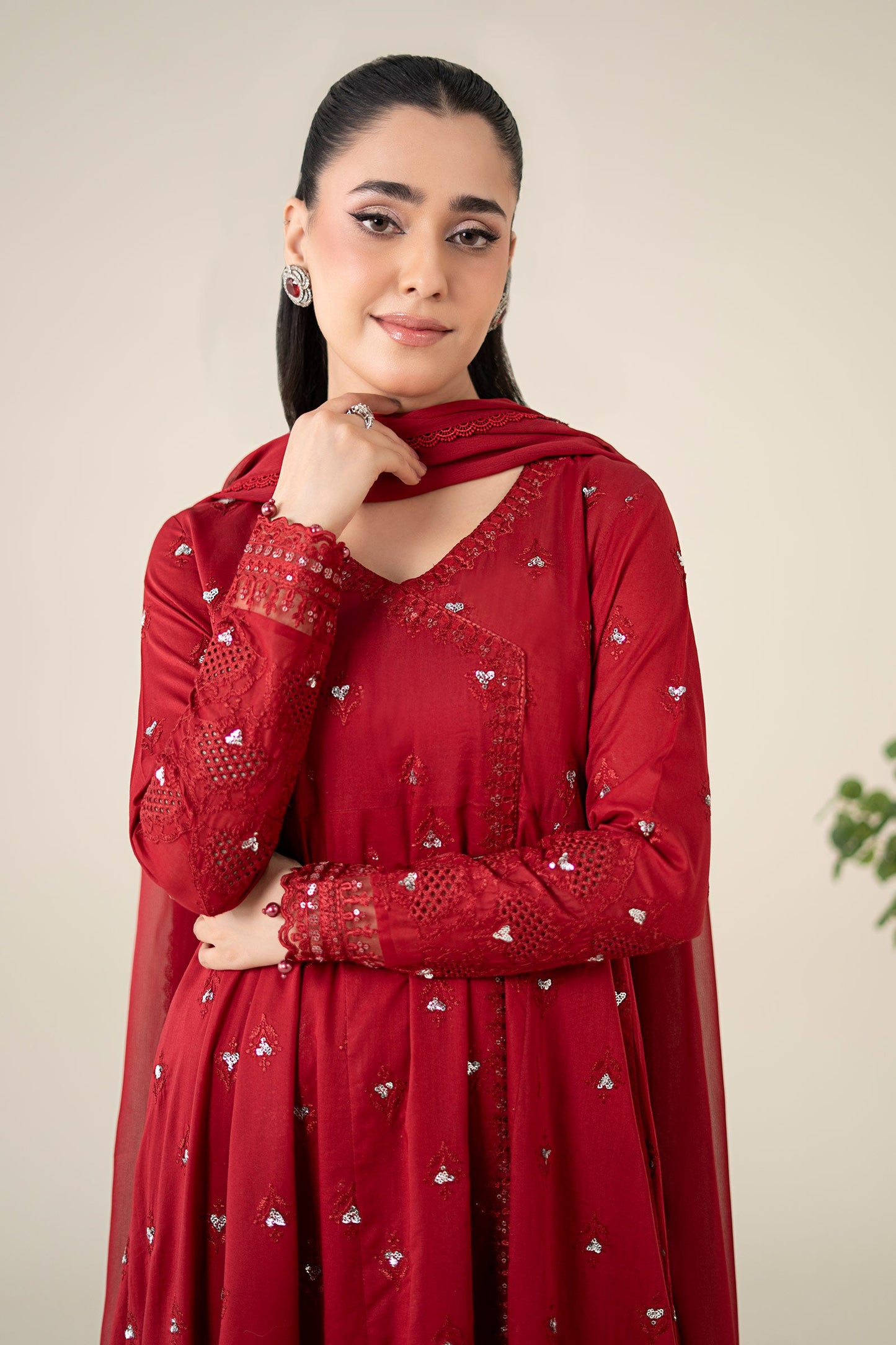3 Piece Embroidered Lawn Suit