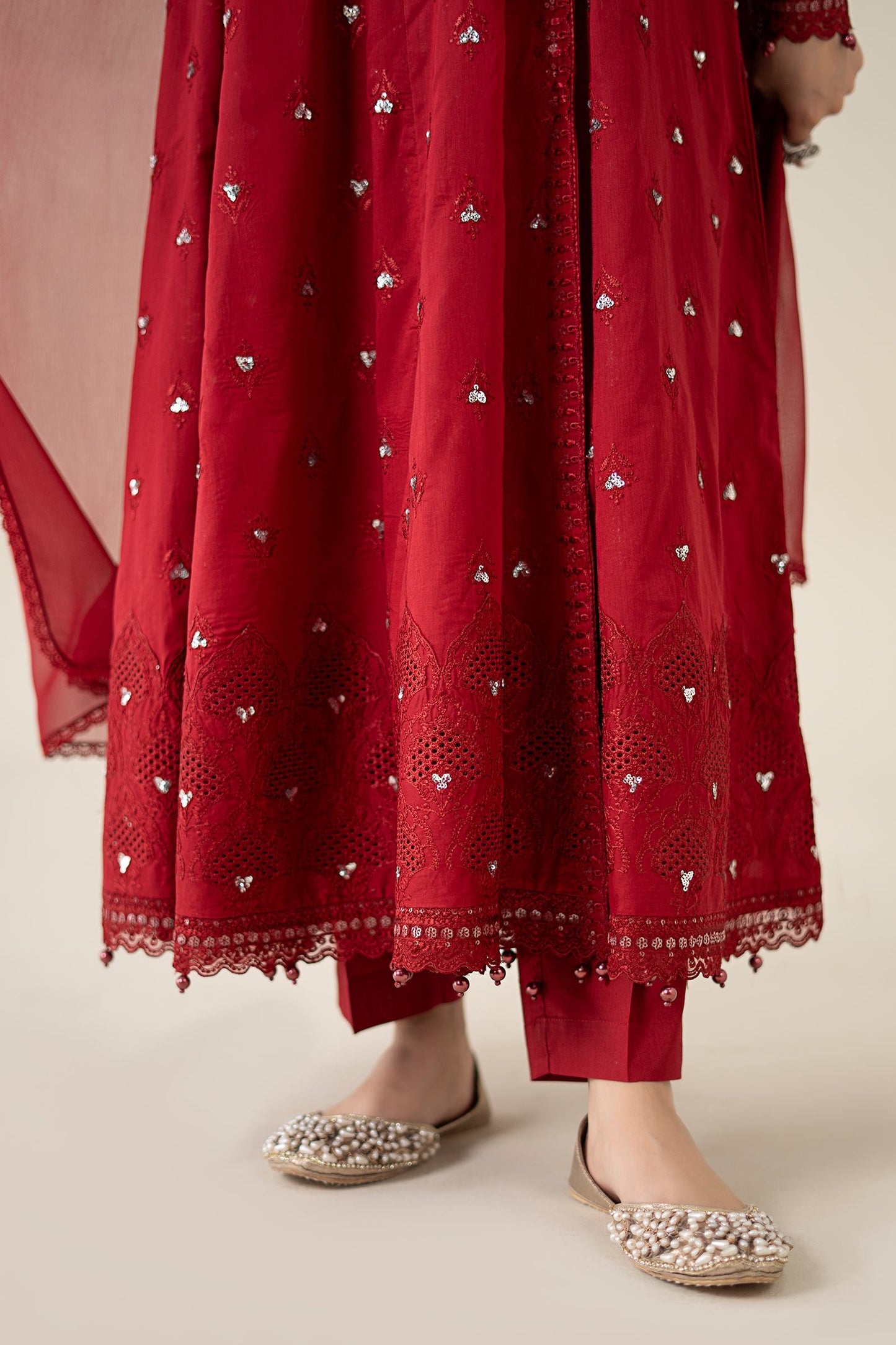 3 Piece Embroidered Lawn Suit