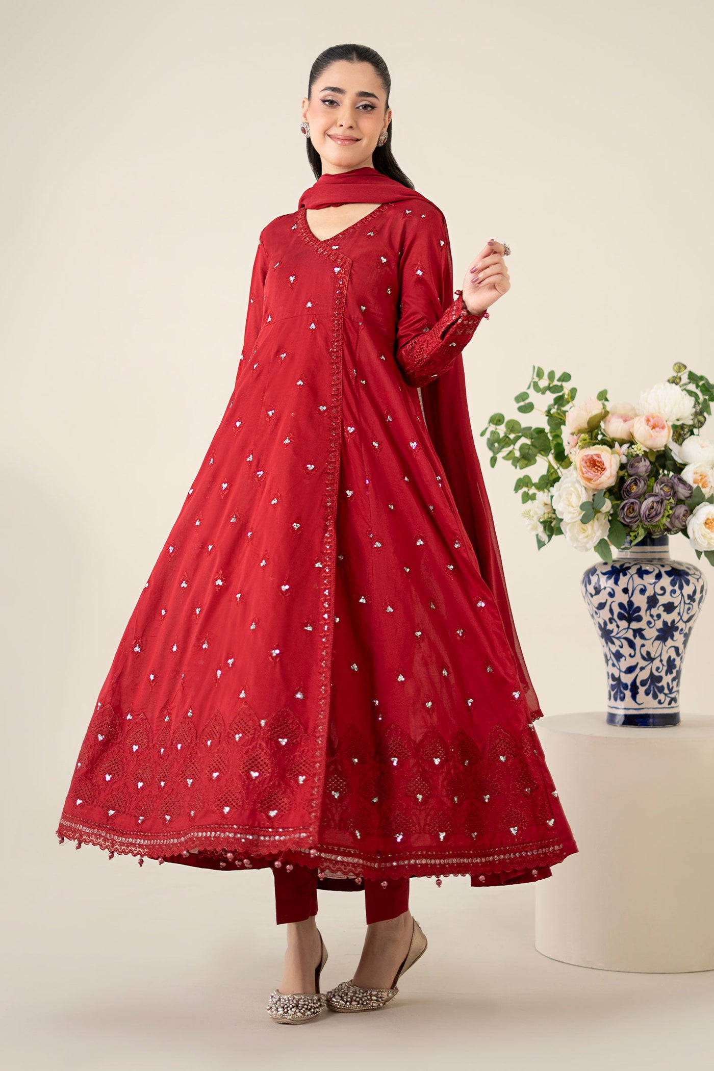 3 Piece Embroidered Lawn Suit