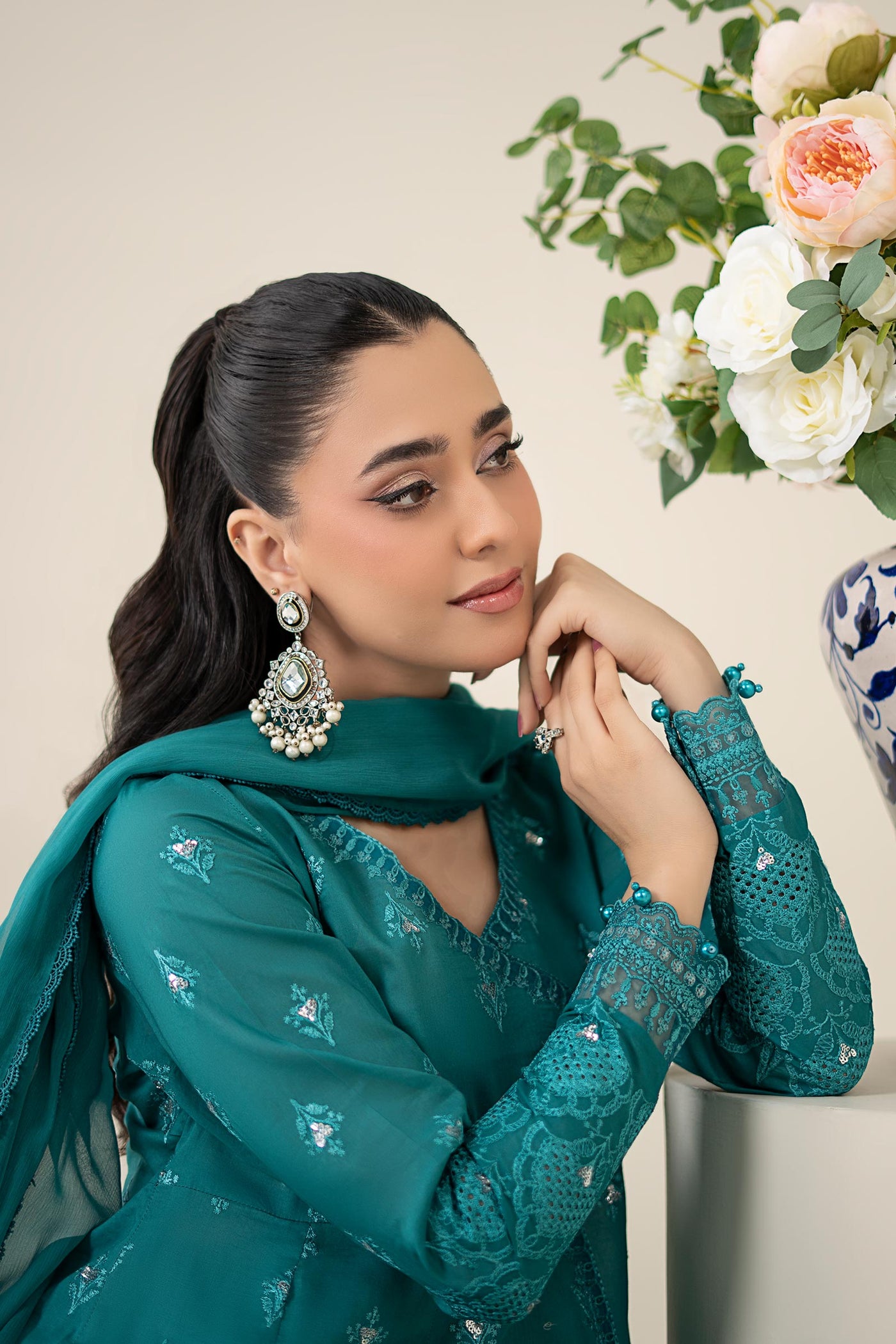 3 Piece Embroidered Lawn Suit