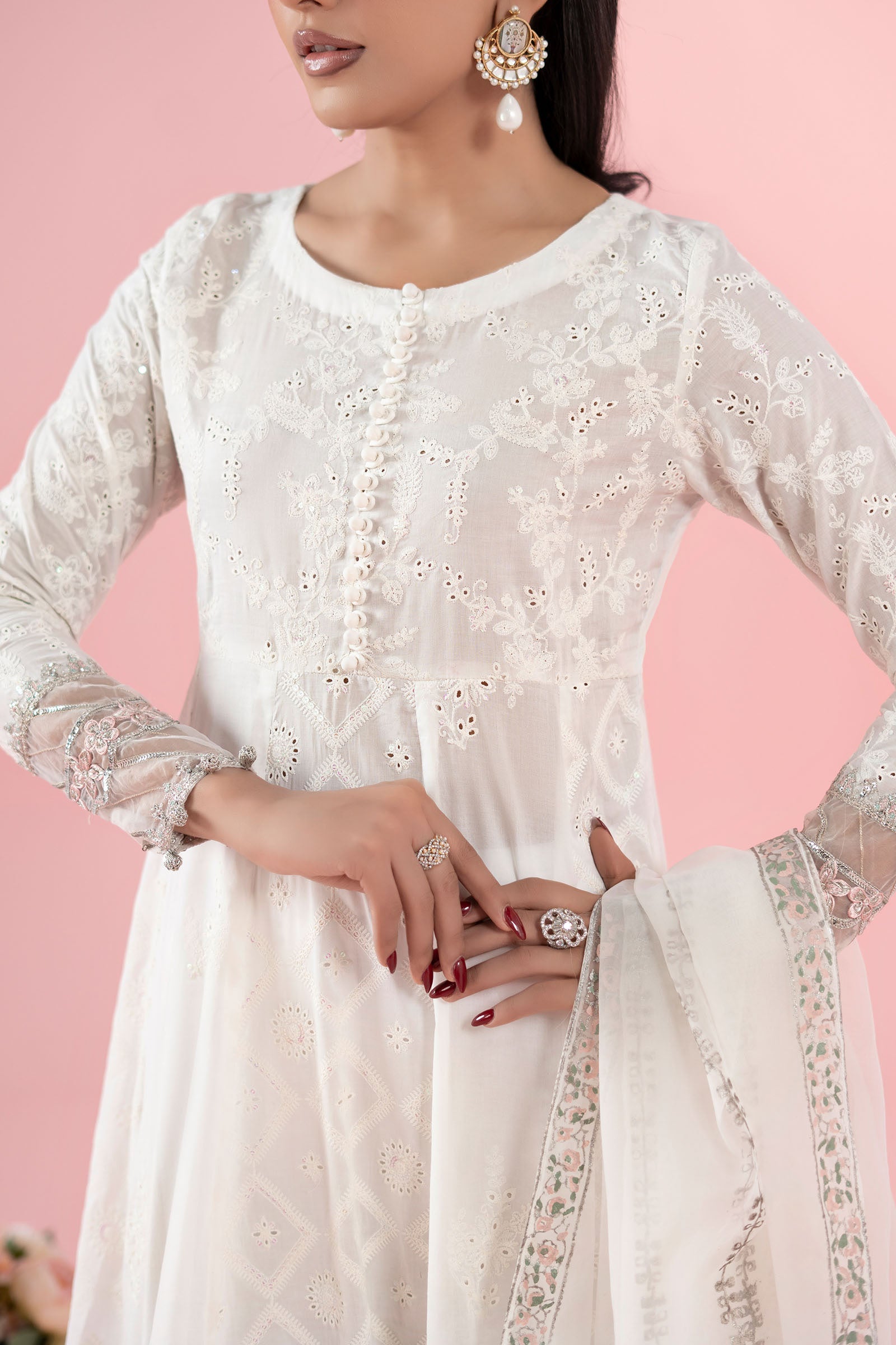 3 Piece Embroidered Lawn Suit