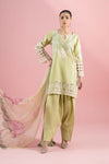 3 Piece Embroidered Dobby Suit