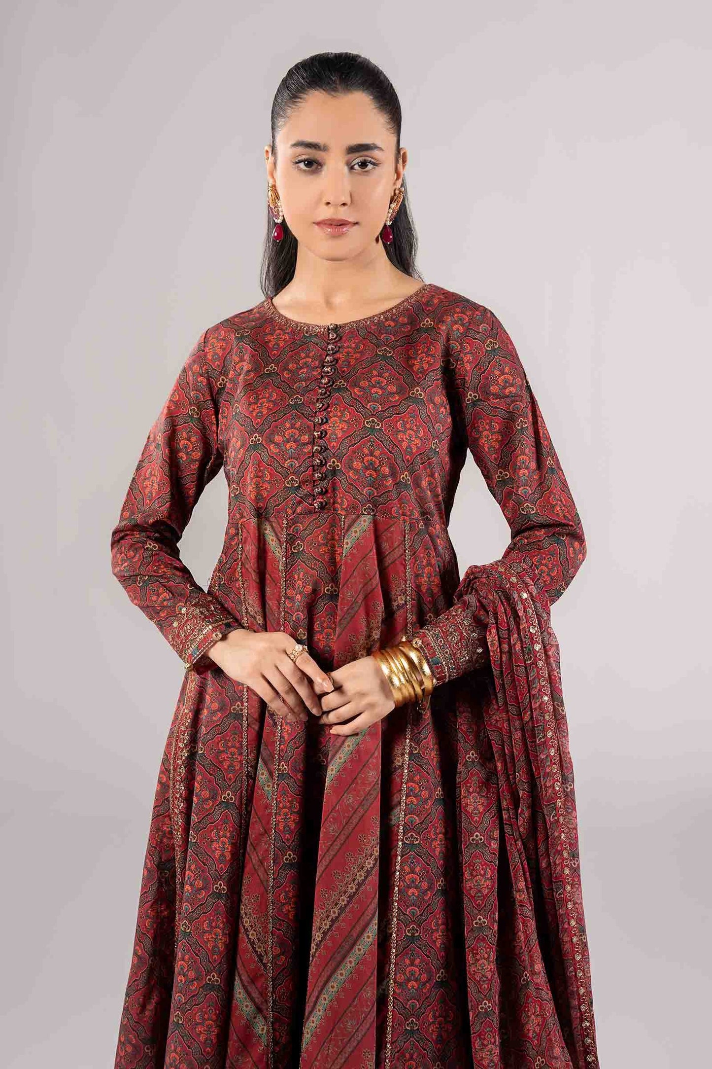 3 Piece Embroidered Lawn Suit