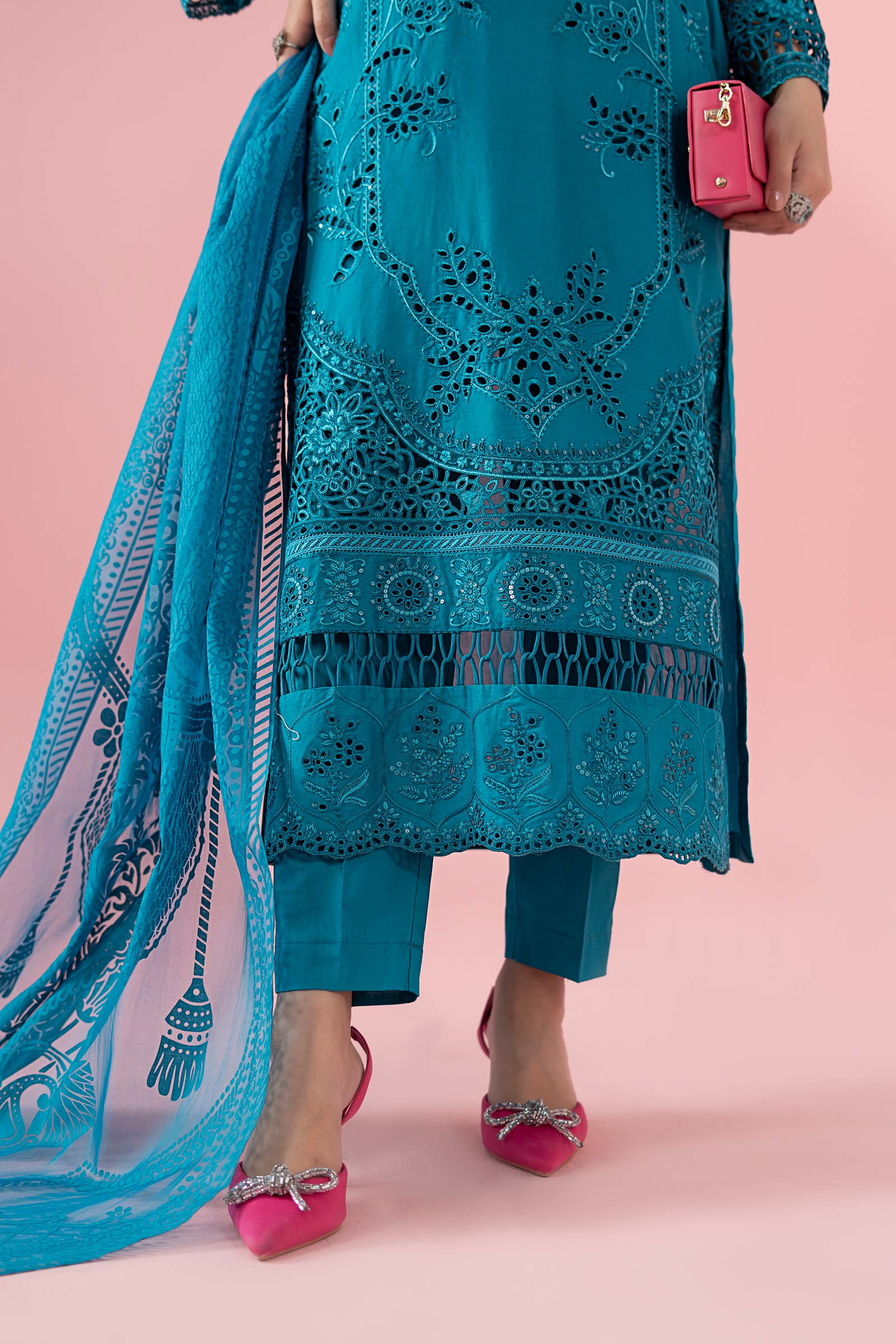 3 Piece Embroidered Lawn Suit