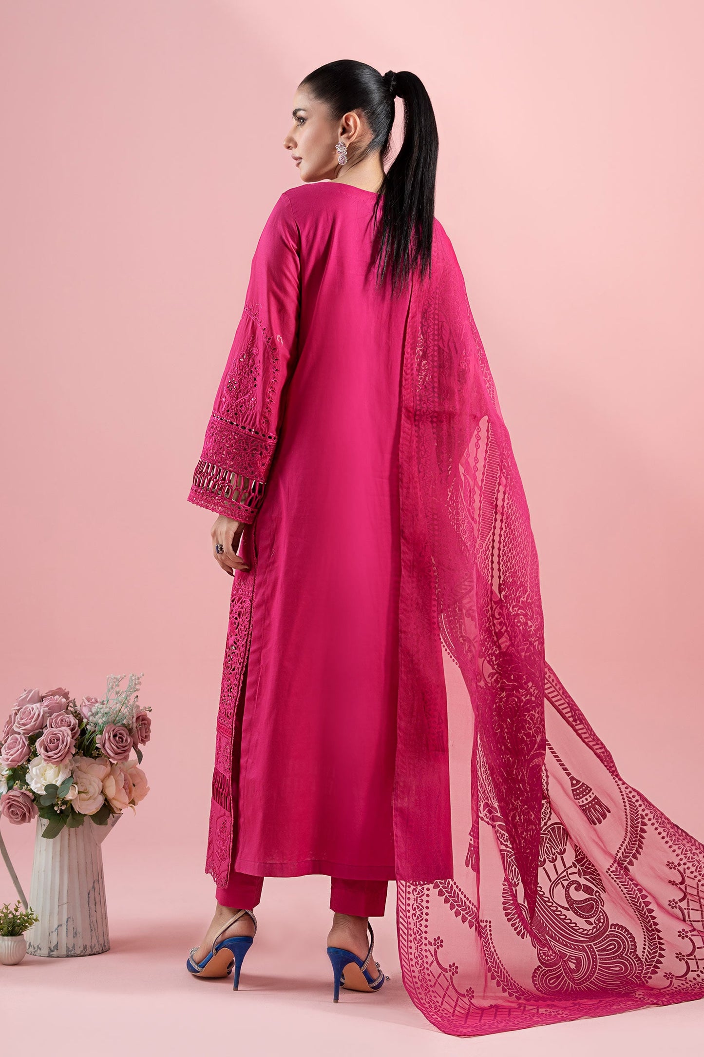 3 Piece Embroidered Lawn Suit