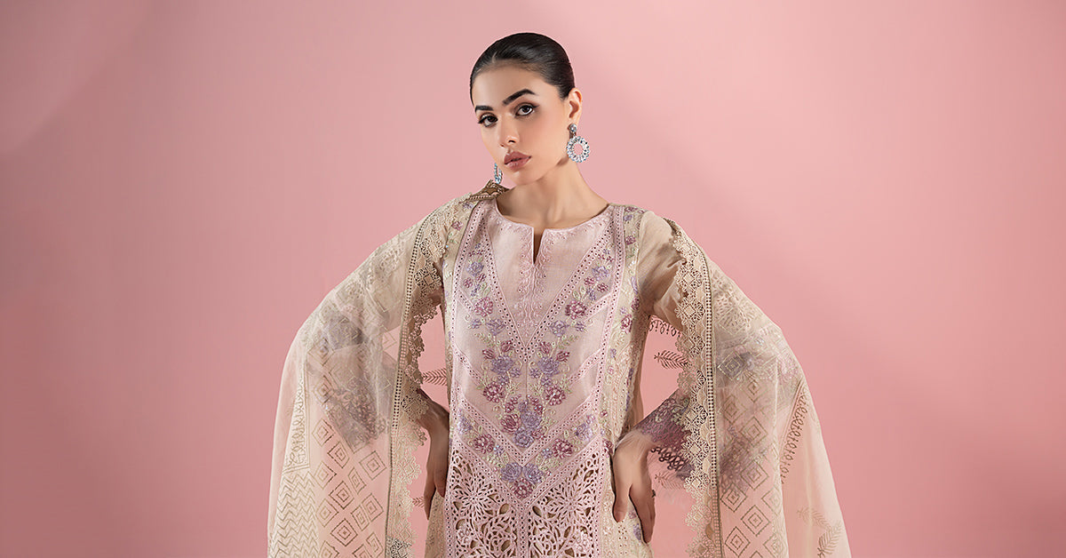 3 Piece Embroidered Masoori Lawn Suit