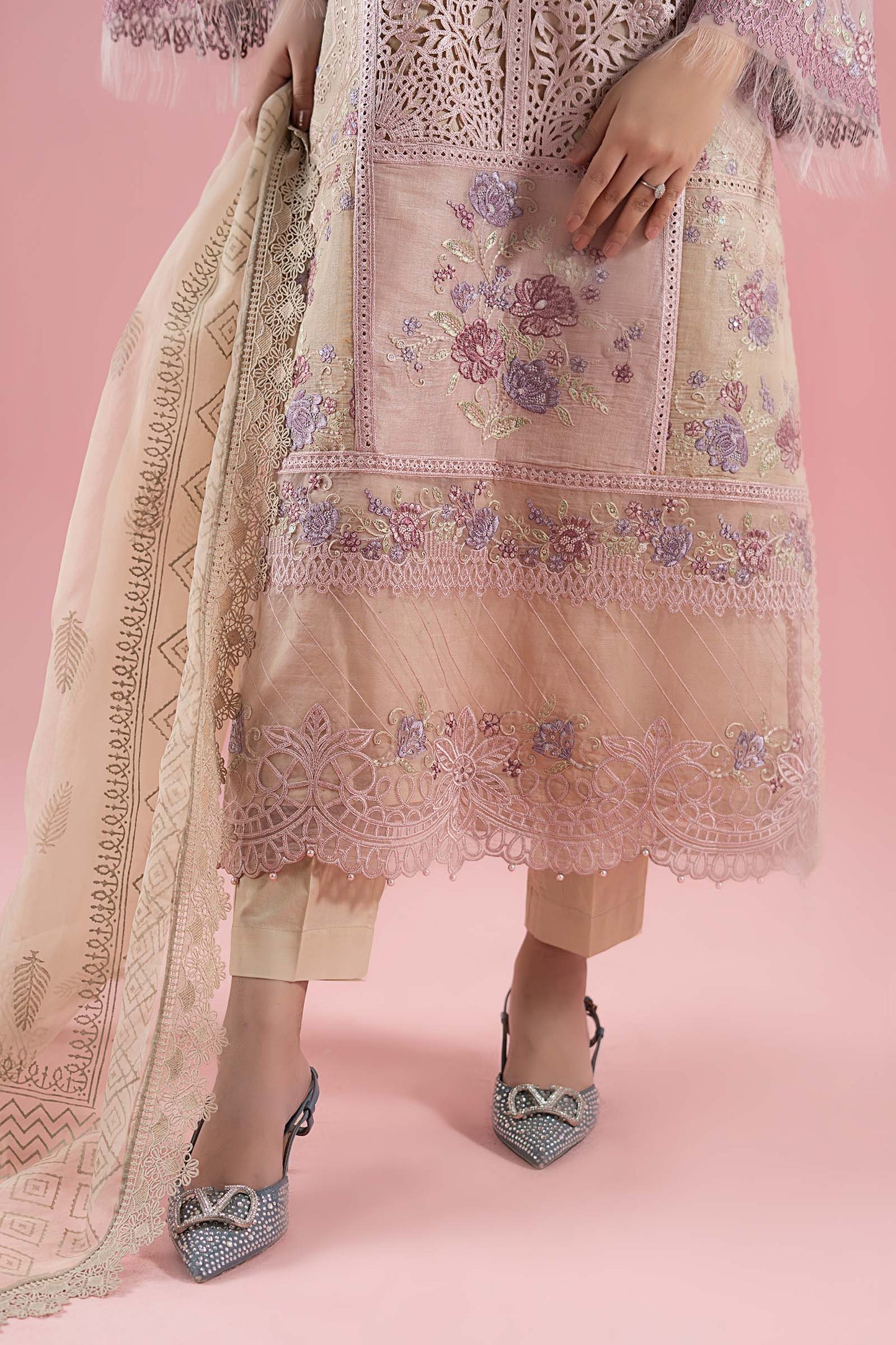 3 Piece Embroidered Masoori Lawn Suit