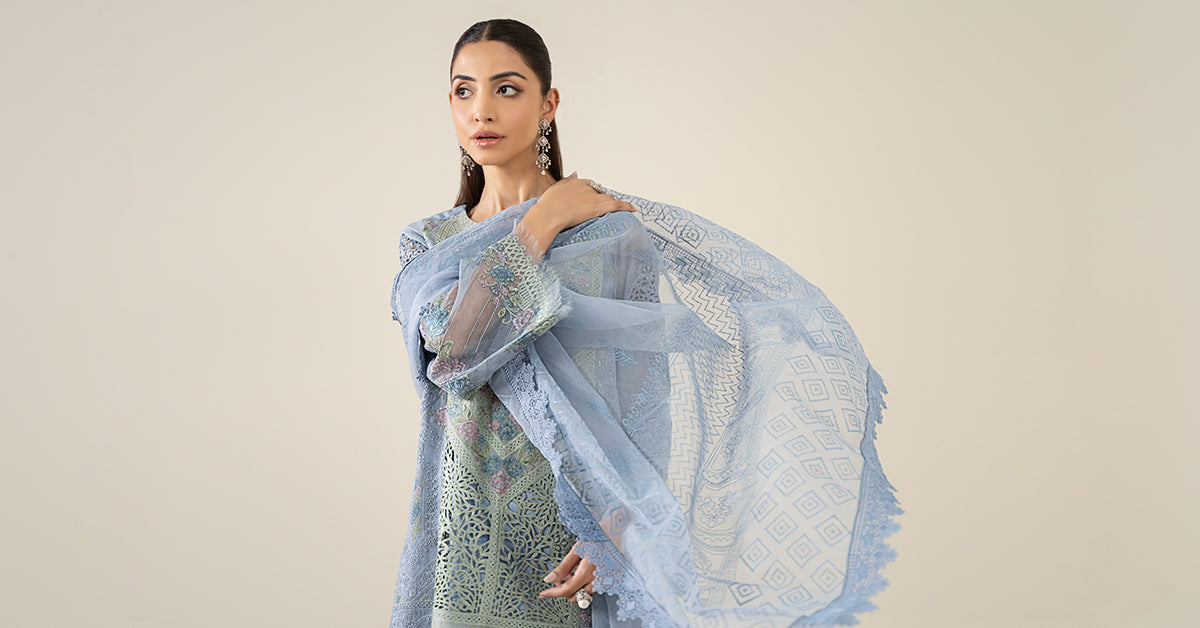 3 Piece Embroidered Masoori Lawn Suit