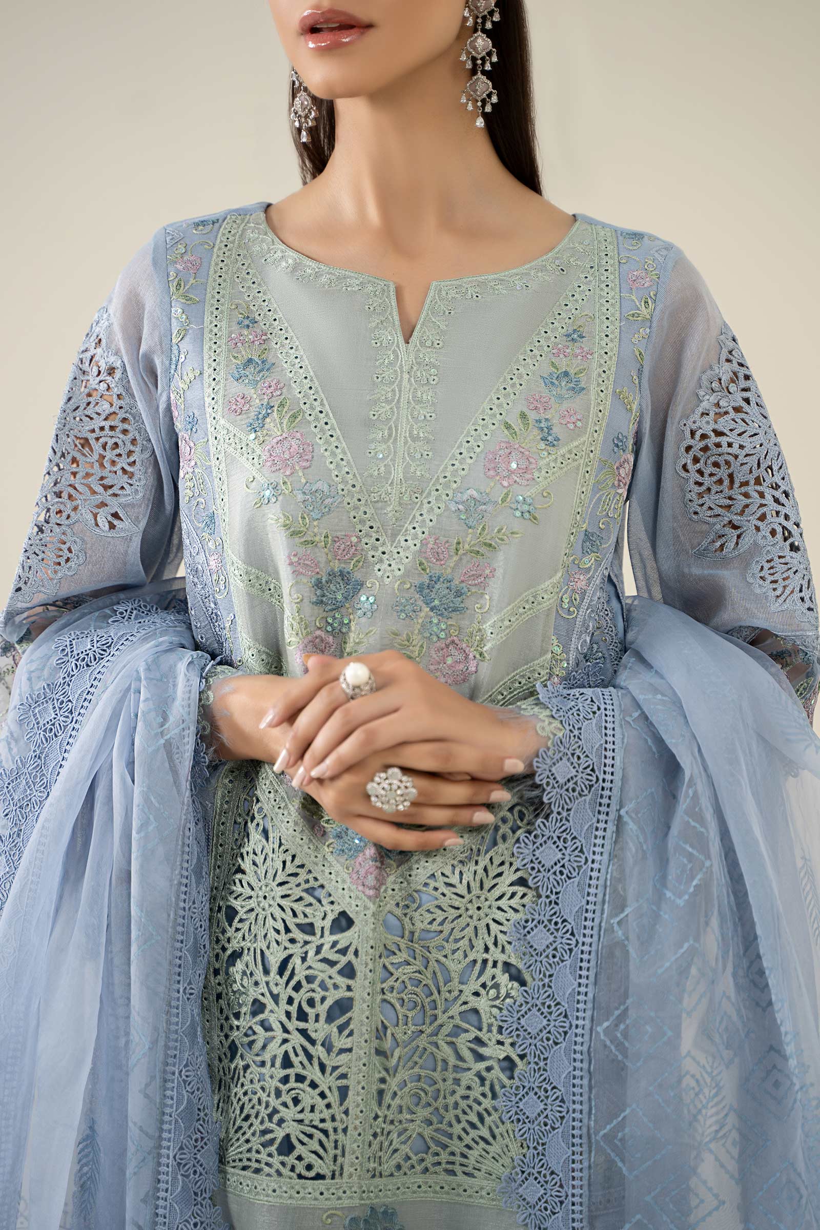 3 Piece Embroidered Masoori Lawn Suit