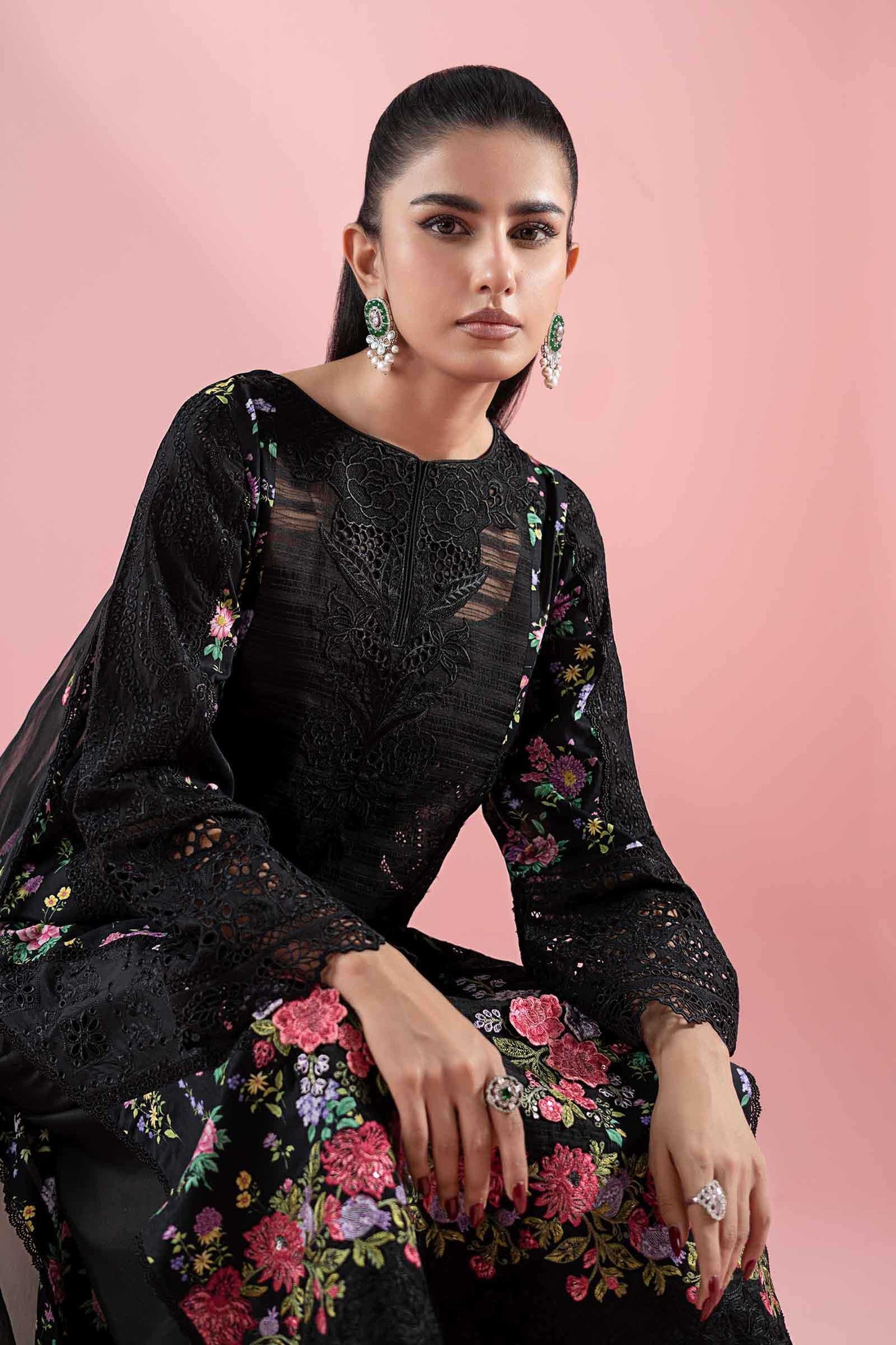 3 Piece Embroidered Lawn Suit