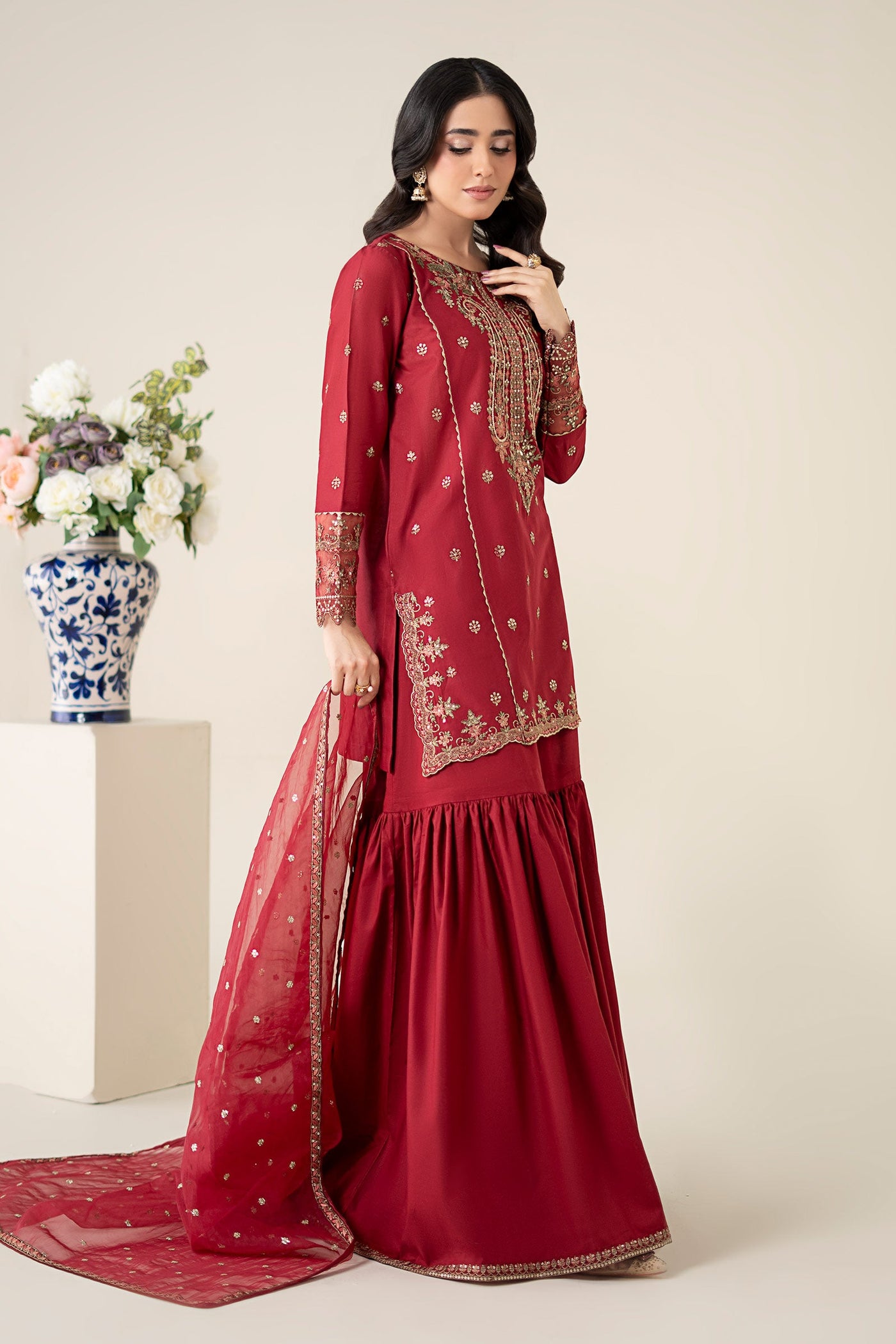3 Piece Embroidered Lawn Suit