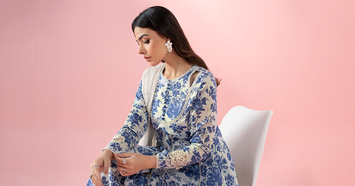 3 Piece Printed Lawn Suit