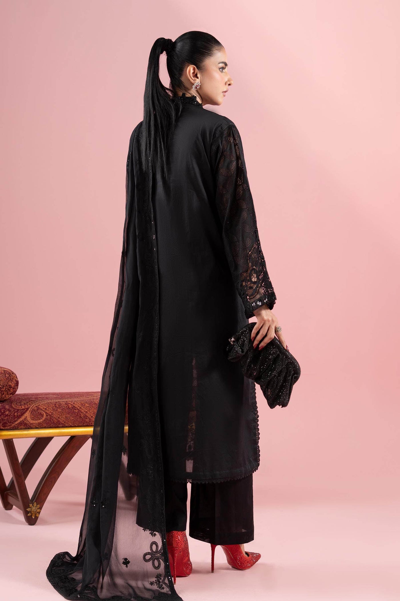 3 Piece Embroidered Lawn Suit