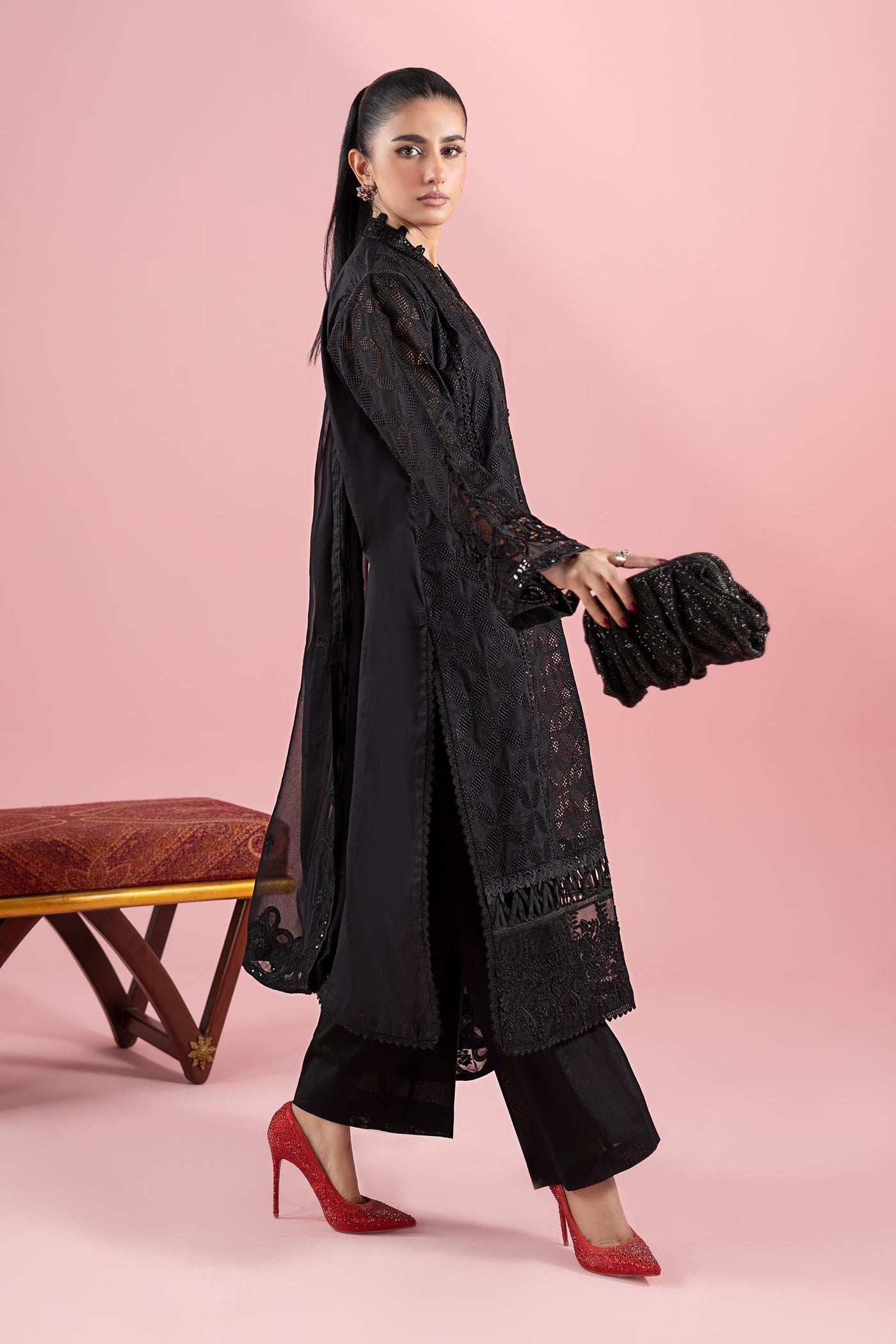 3 Piece Embroidered Lawn Suit