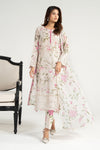 3 Piece Embroidered Paper Cotton Suit