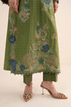 3 Piece Embroidered Dobby Jacquard Suit