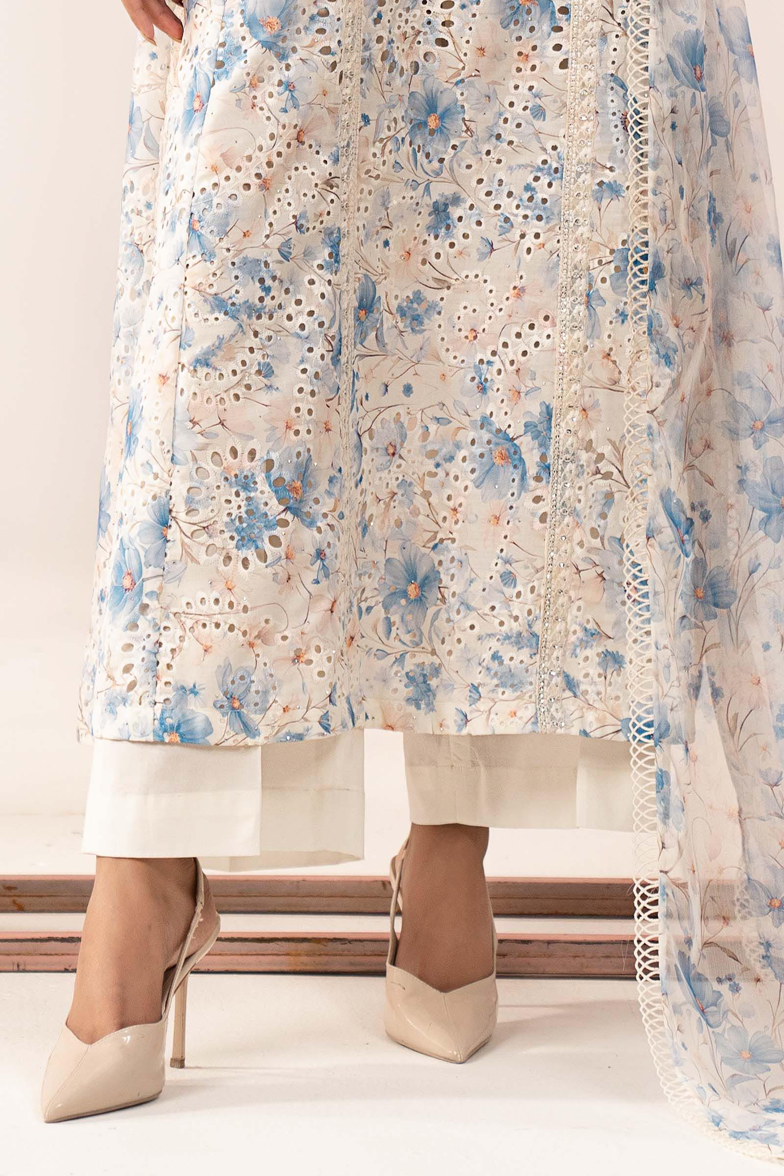 3 Piece Embroidered Lawn Suit