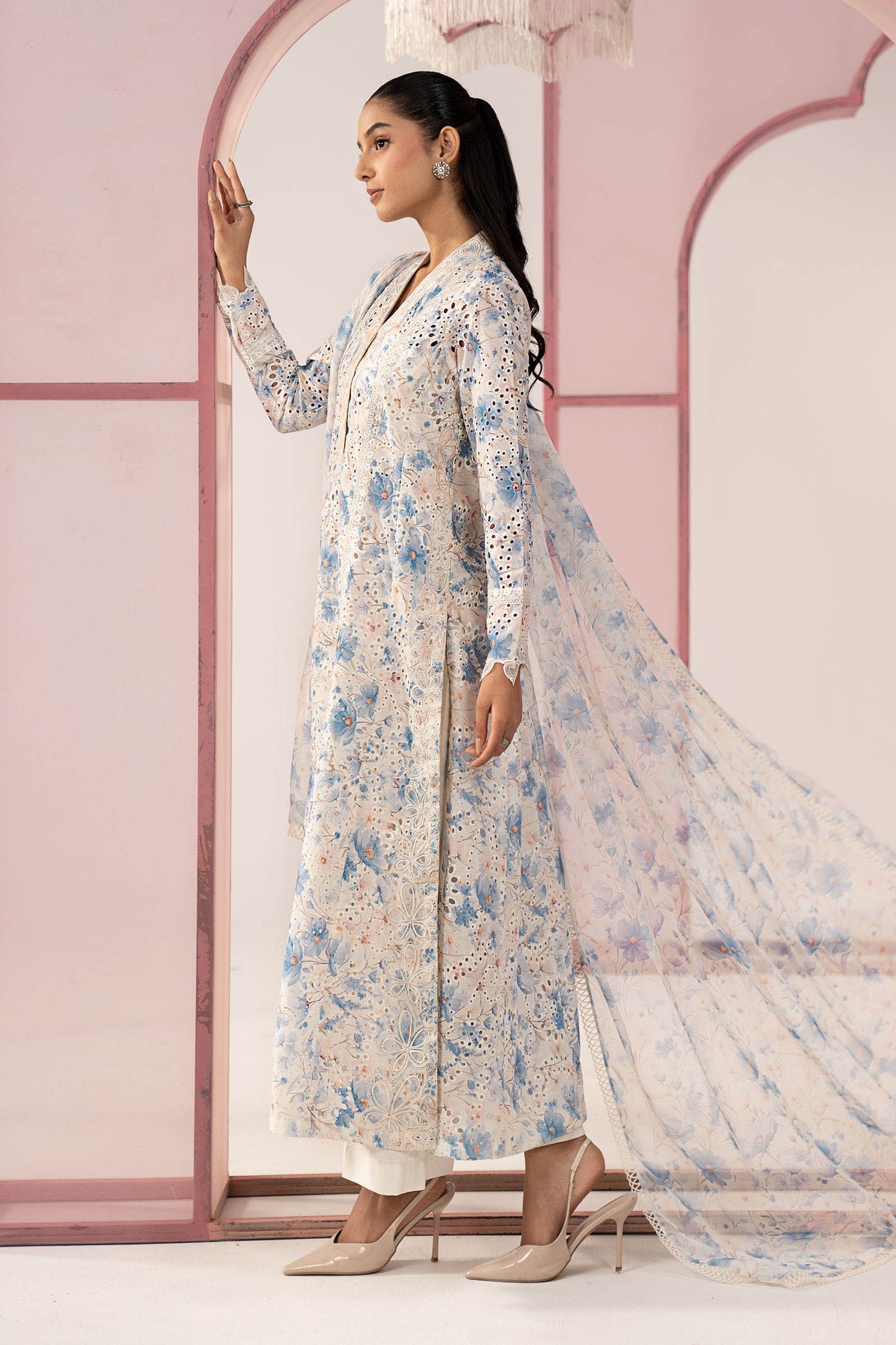 3 Piece Embroidered Lawn Suit