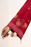 3 Piece Embroidered Arabic Lawn Suit