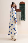 2 Piece Embroidered Raw Silk Suit