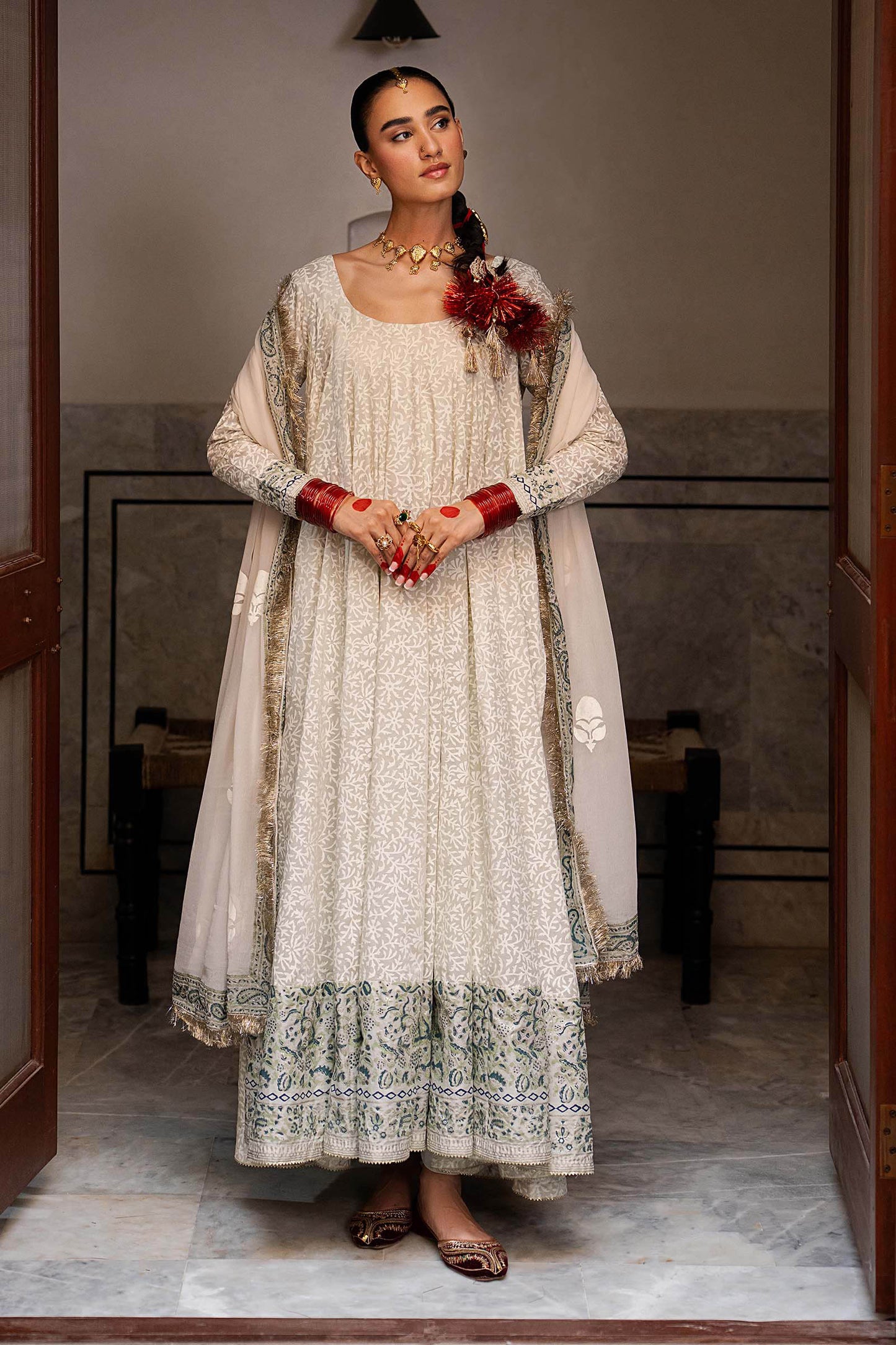 3 Piece Block Printed Lawn Suit