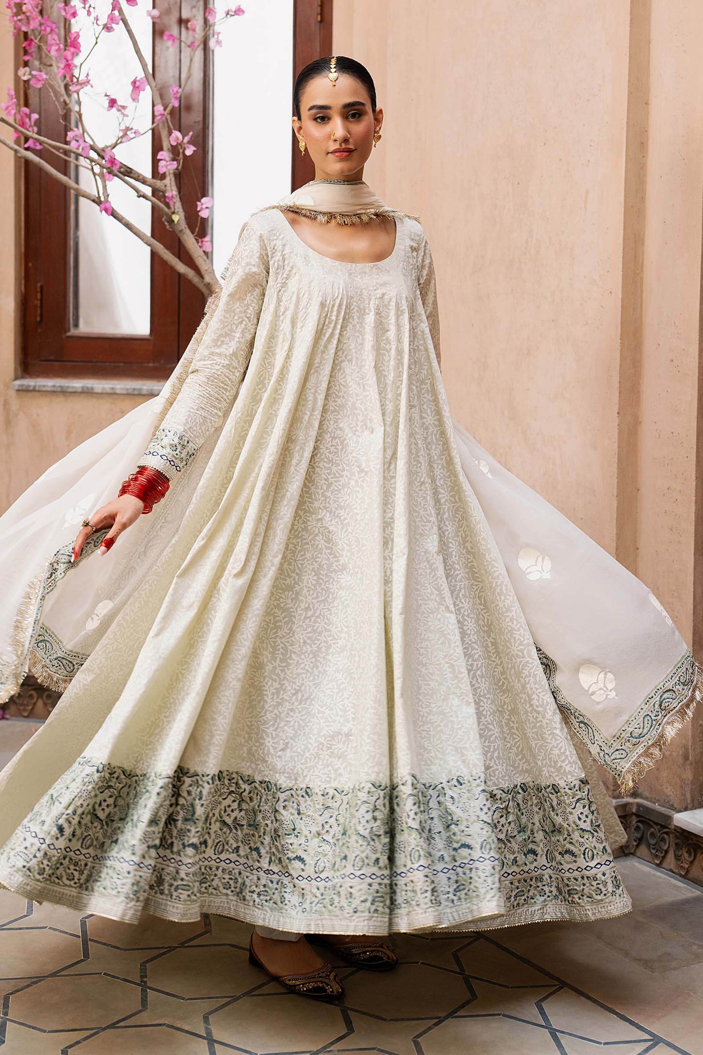 3 Piece Block Printed Lawn Suit