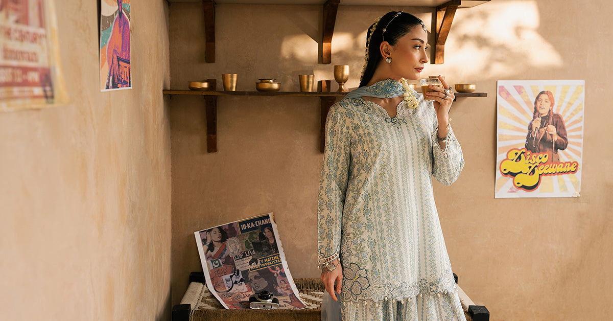 3 Piece Embroidered Lawn Suit