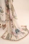 3 Piece Embroidered Dobby Lawn Suit