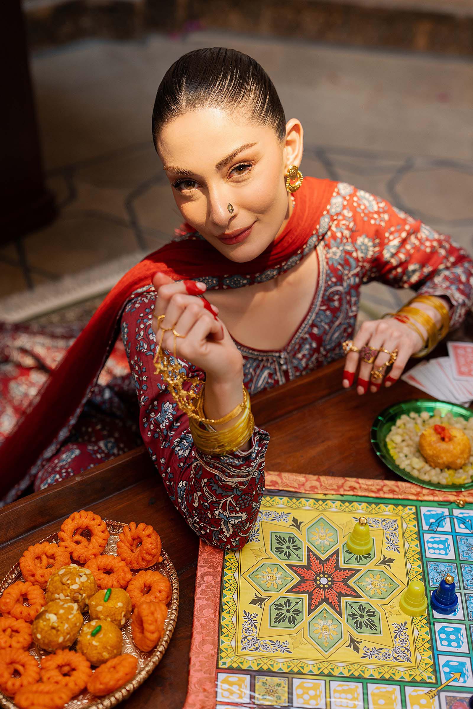 3 Piece Block Printed Lawn Suit