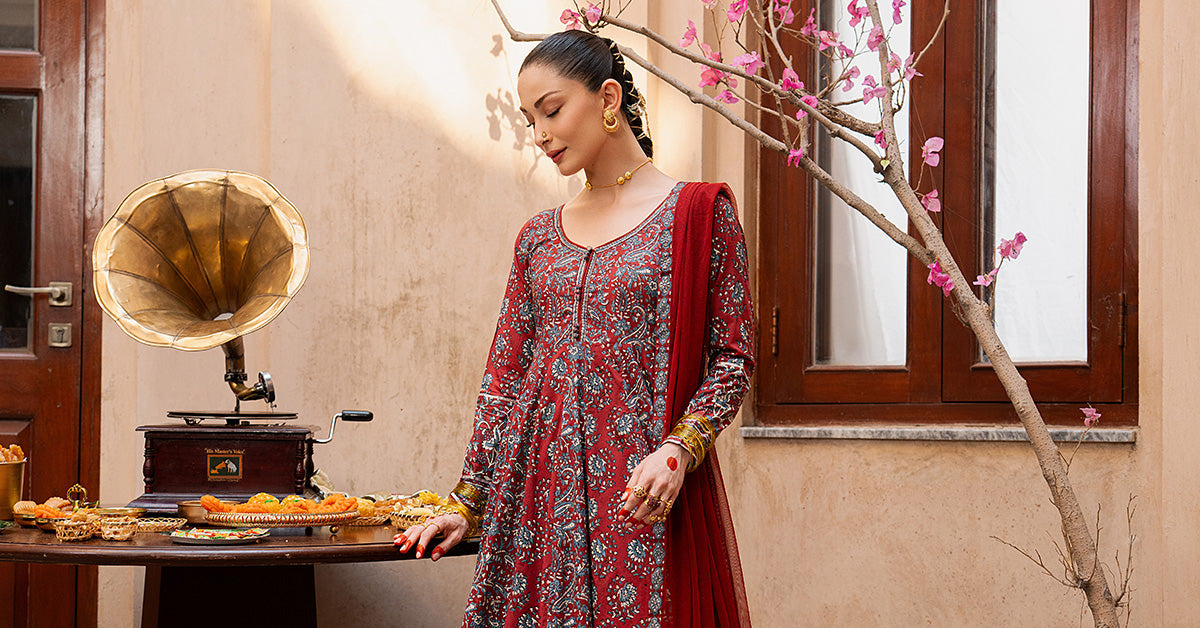 3 Piece Block Printed Lawn Suit