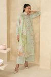 3 Piece Embroidered Dobby Lawn Suit