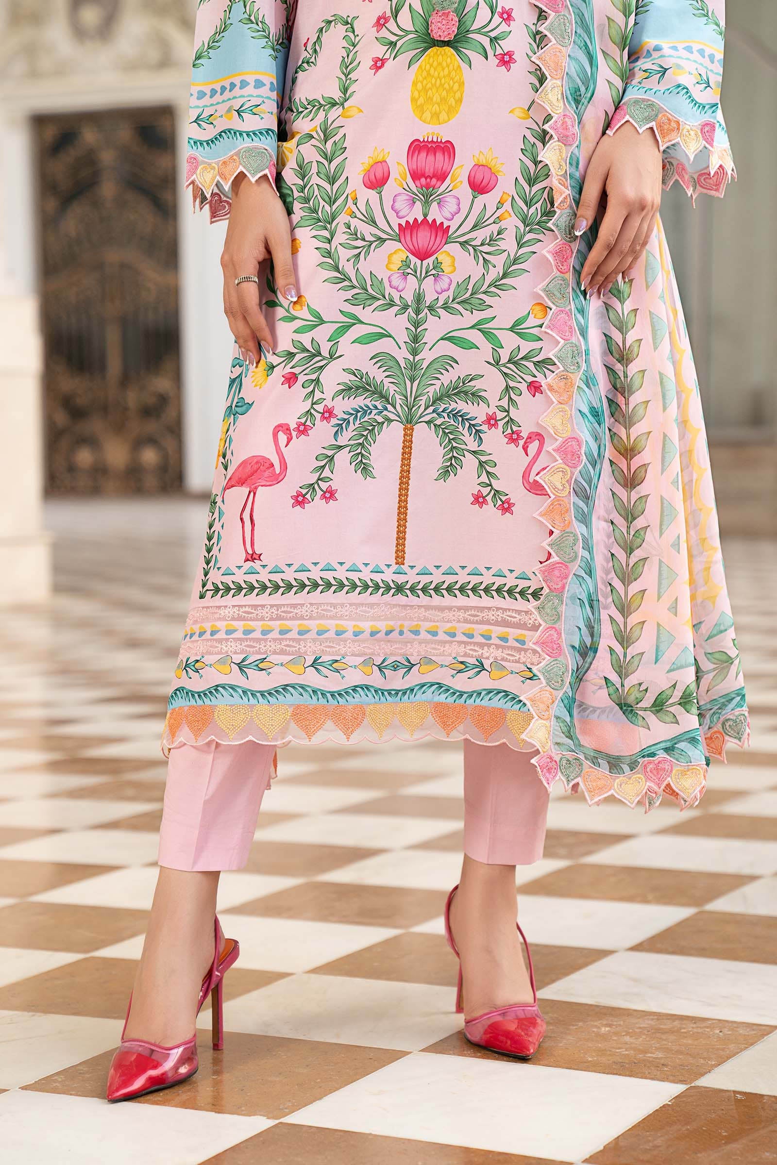 3 Piece Embroidered Lawn Suit