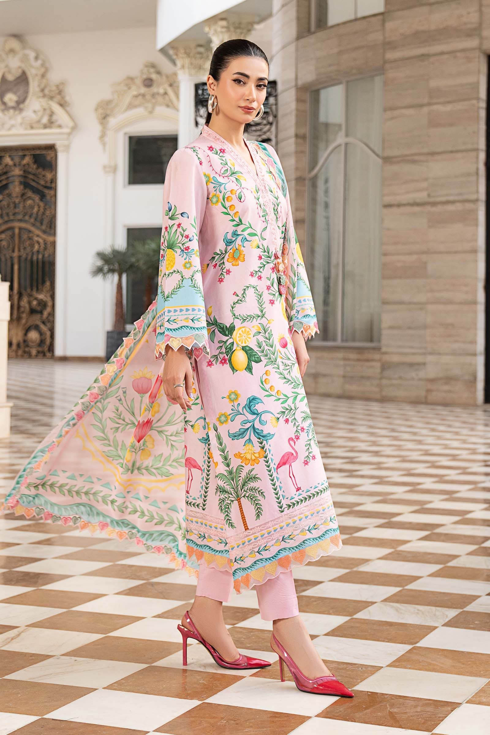 3 Piece Embroidered Lawn Suit