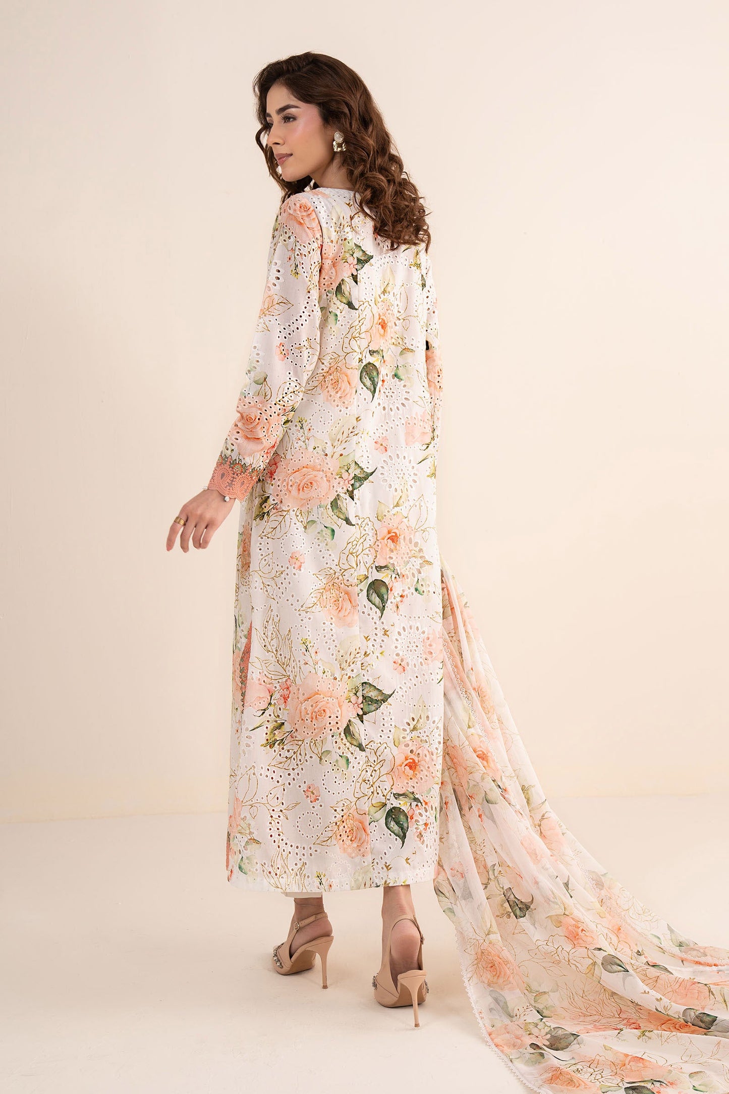 3 Piece Embroidered Lawn Suit