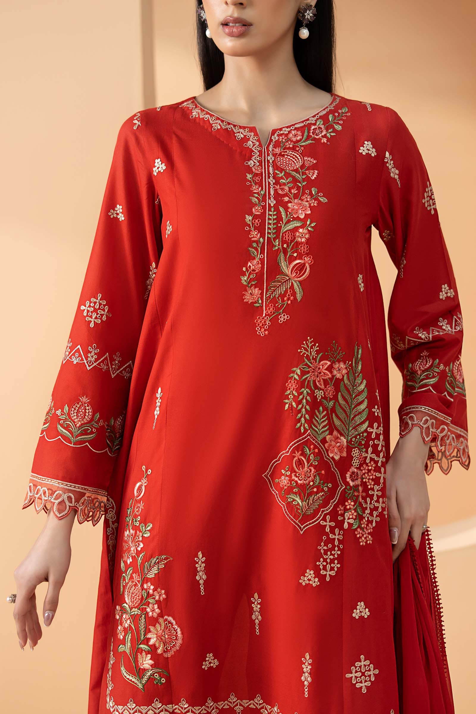 3 Piece Embroidered Lawn Suit
