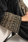 2 Piece Embroidered Raw Silk Suit