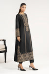 2 Piece Embroidered Raw Silk Suit