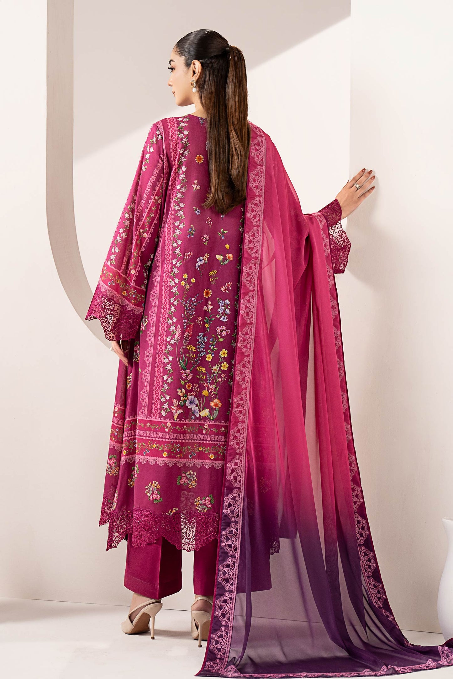 3 Piece Embroidered Lawn Suit