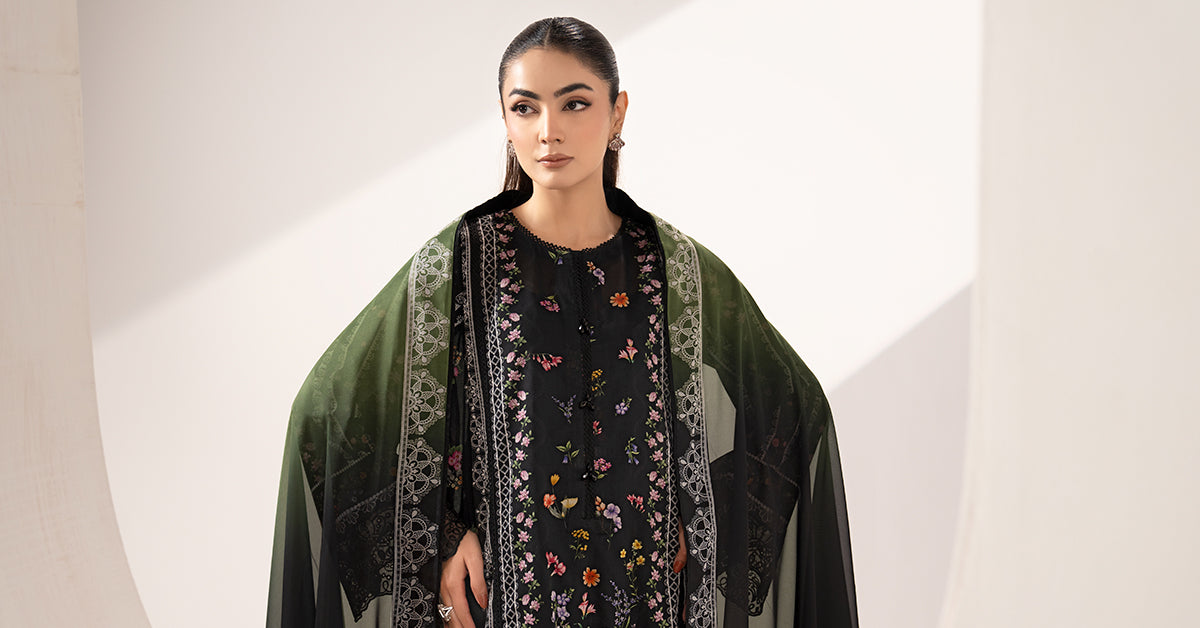 3 Piece Embroidered Lawn Suit