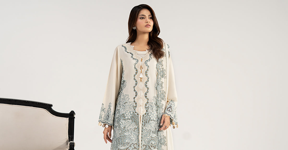 3 Piece Embroidered Lawn Suit