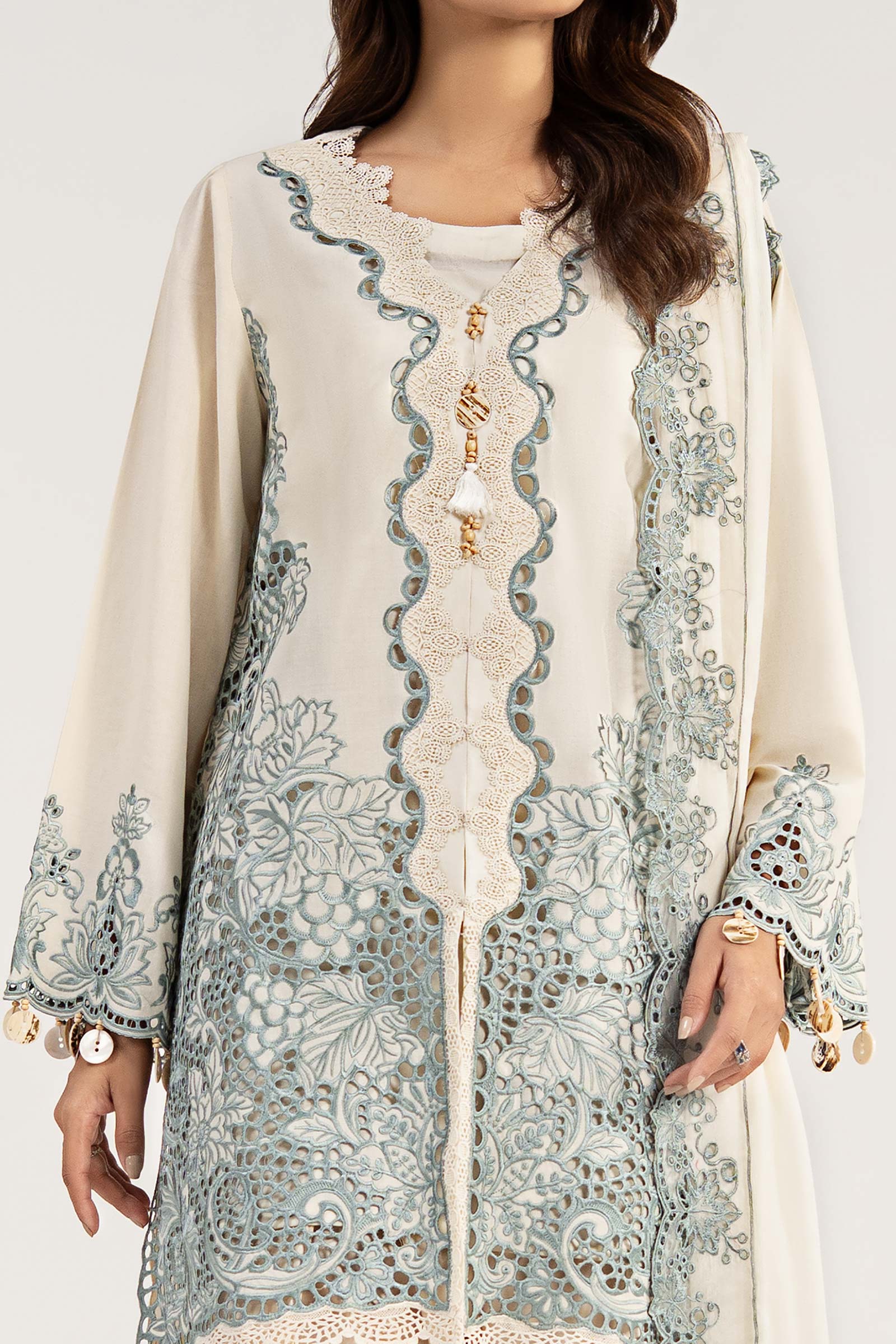 3 Piece Embroidered Lawn Suit