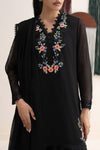 3 Piece Embroidered Cotton Net Suit
