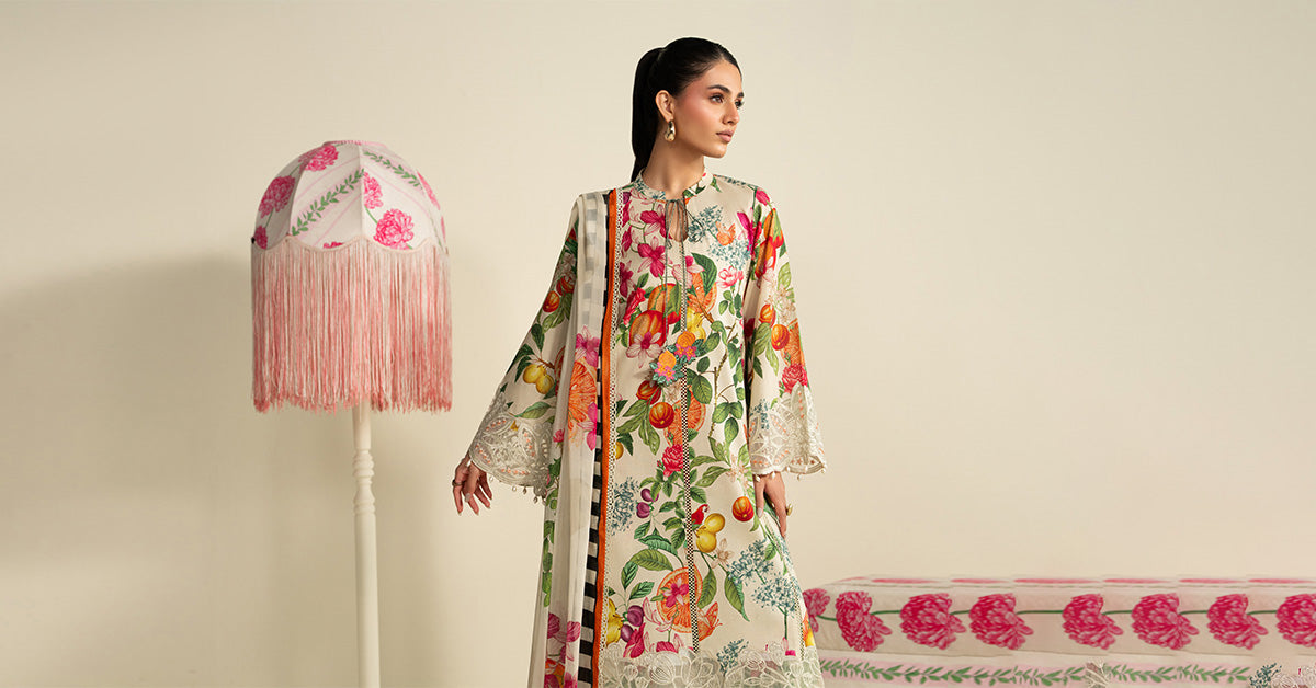 3 Piece Embroidered Lawn Suit