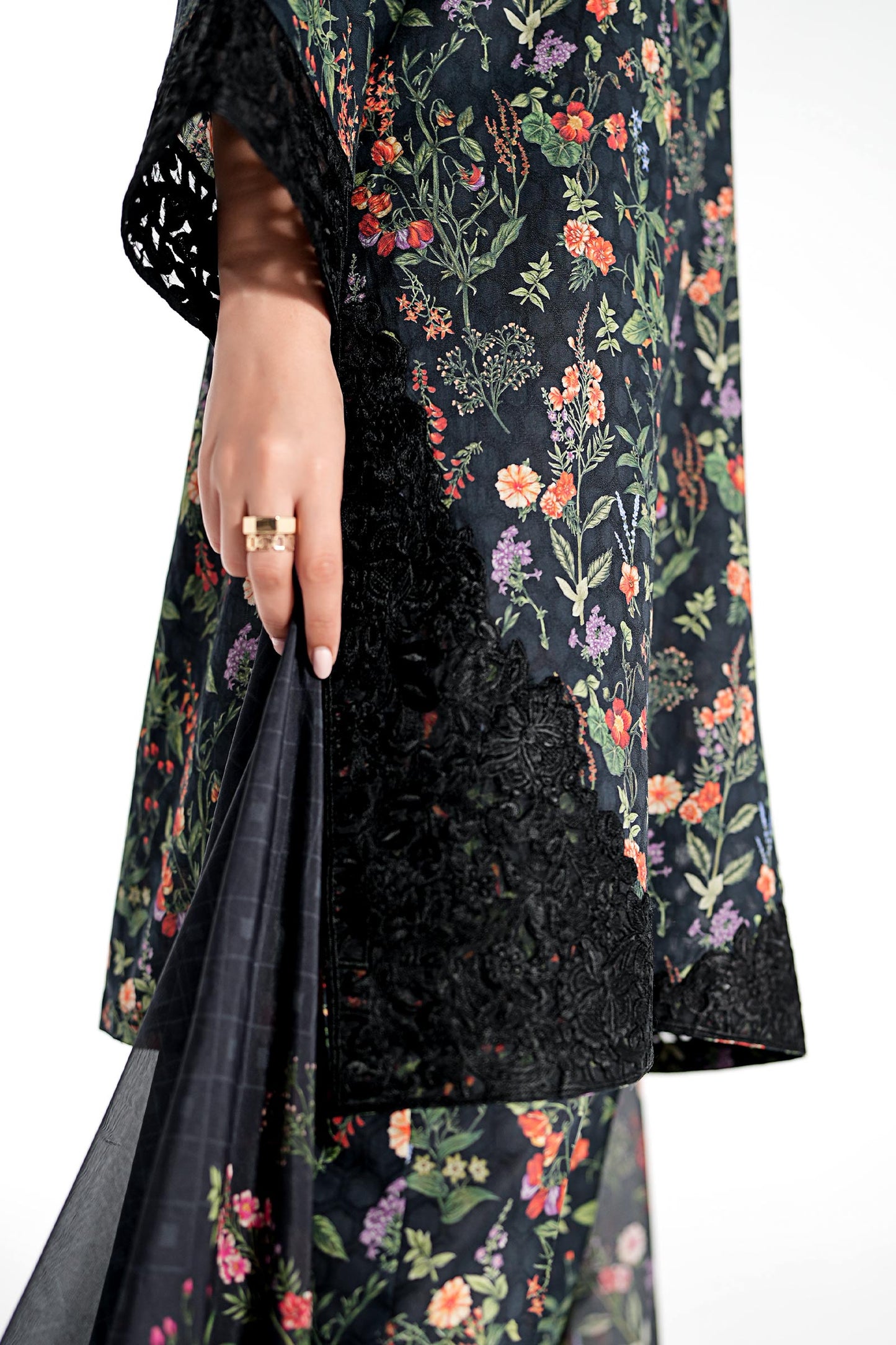 3 Piece Embroidered Suit